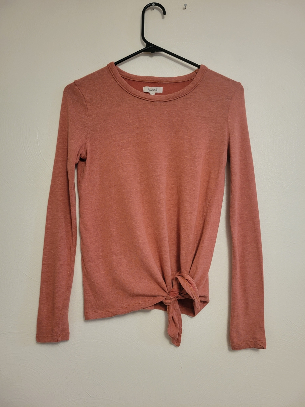 Madewell Long Sleeve Tie-Front Top Size XS